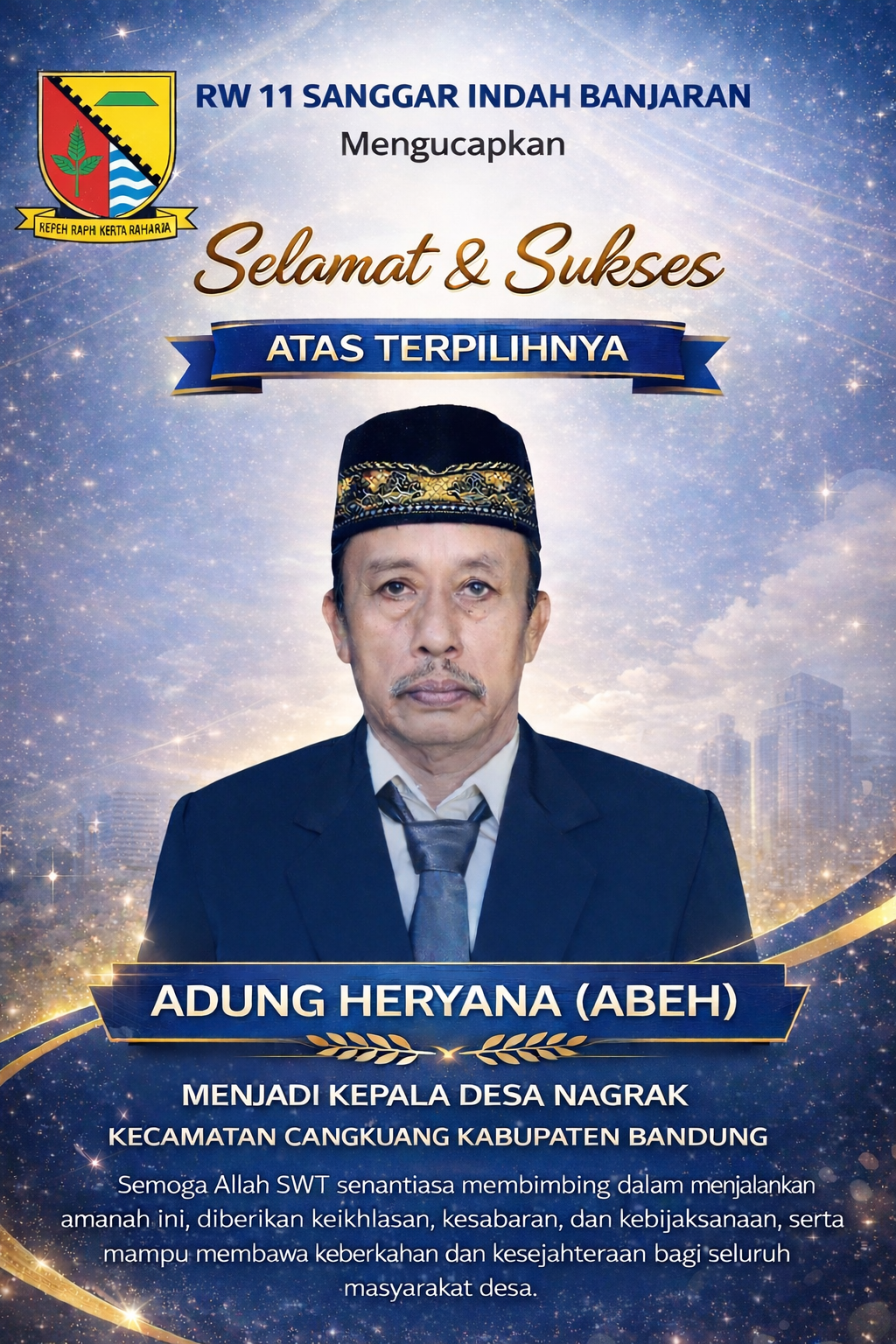 Selamat Kepada Kepala Desa Yang Baru